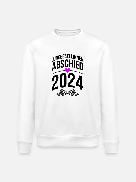 Hen Party 2024 Bride - Stanley/Stella ROLLER Unisex Organic Sweatshirt - white