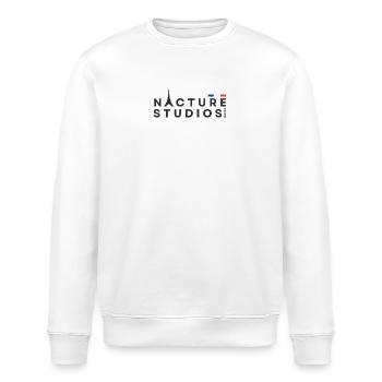 Nicture Studios Paris - Stanley/Stella ROLLER Unisex Organic Sweatshirt - white - Front - Nik (191cm)