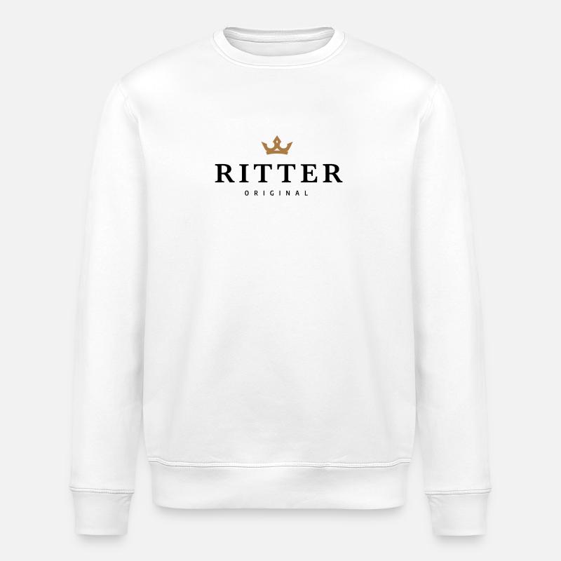 Knight - Stanley/Stella ROLLER Unisex Organic Sweatshirt - white