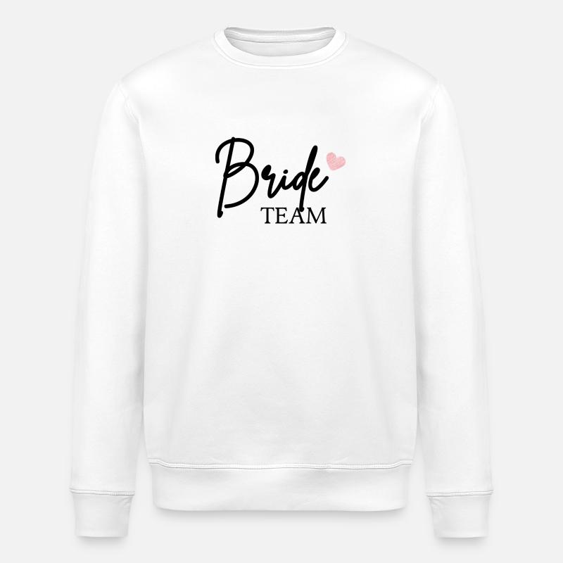 TeamBride - Stanley/Stella Unisex Bio-Sweatshirt ROLLER - Weiß