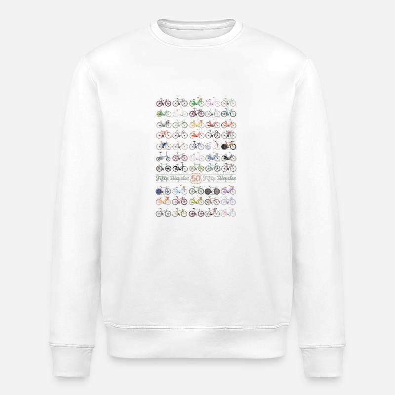 50 vélos - Sweat bio ROLLER Stanley/Stella Unisexe - blanc