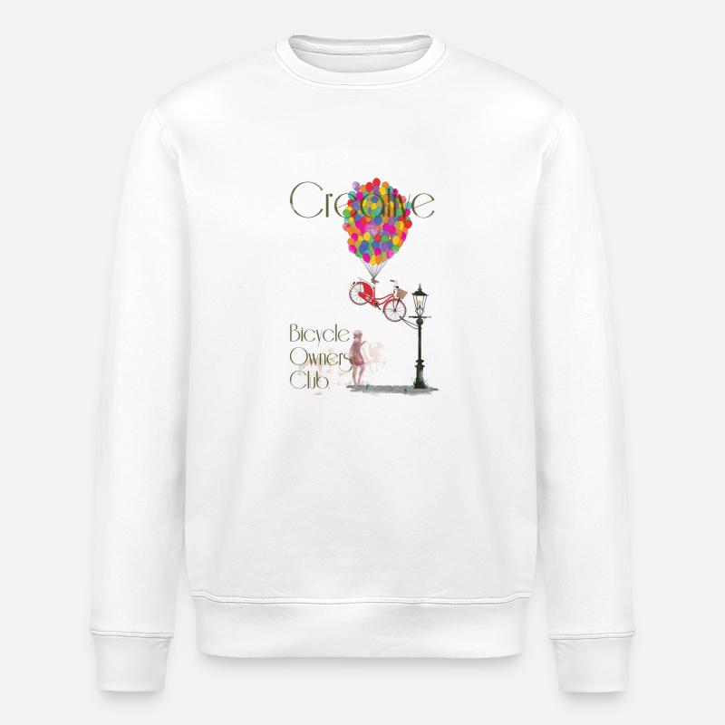 Creative vélos Owners Club - Sweat bio ROLLER Stanley/Stella Unisexe - blanc
