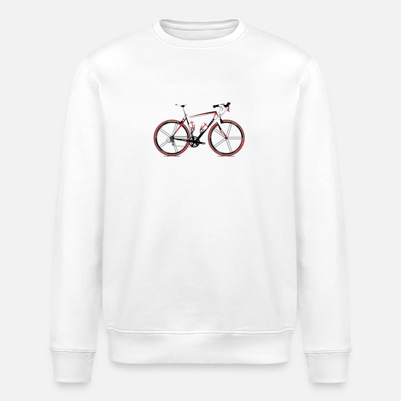 Vélo de course - Sweat bio ROLLER Stanley/Stella Unisexe - blanc