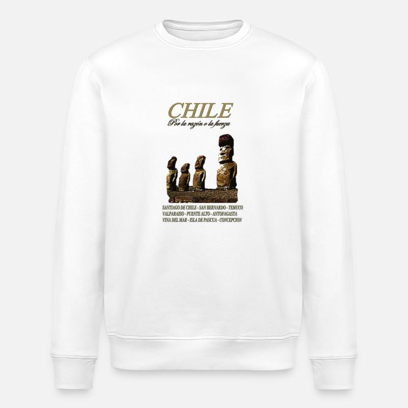 CHILE - Stanley/Stella Unisex Bio-Sweatshirt ROLLER - Weiß
