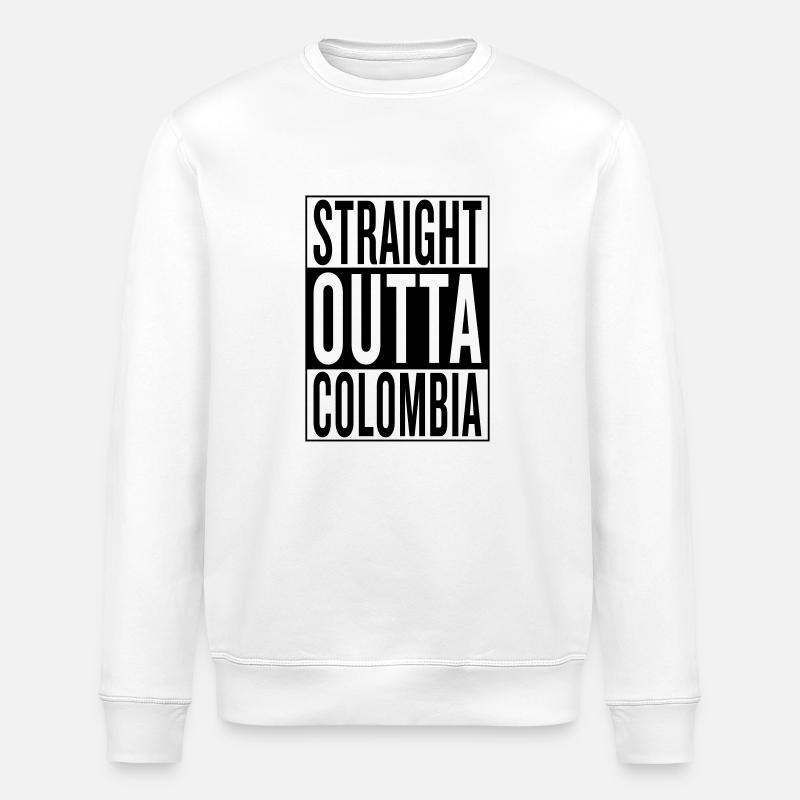 Colombia - Stanley/Stella Unisex Bio-Sweatshirt ROLLER - Weiß