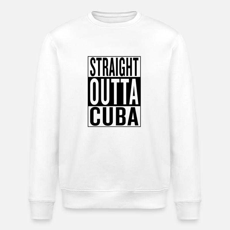 Cuba - Stanley/Stella Unisex Bio-Sweatshirt ROLLER - Weiß