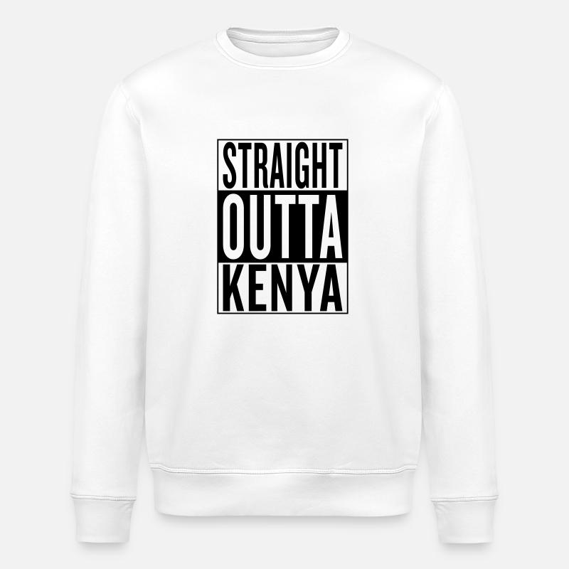 Kenya - Stanley/Stella ROLLER Unisex Organic Sweatshirt - white
