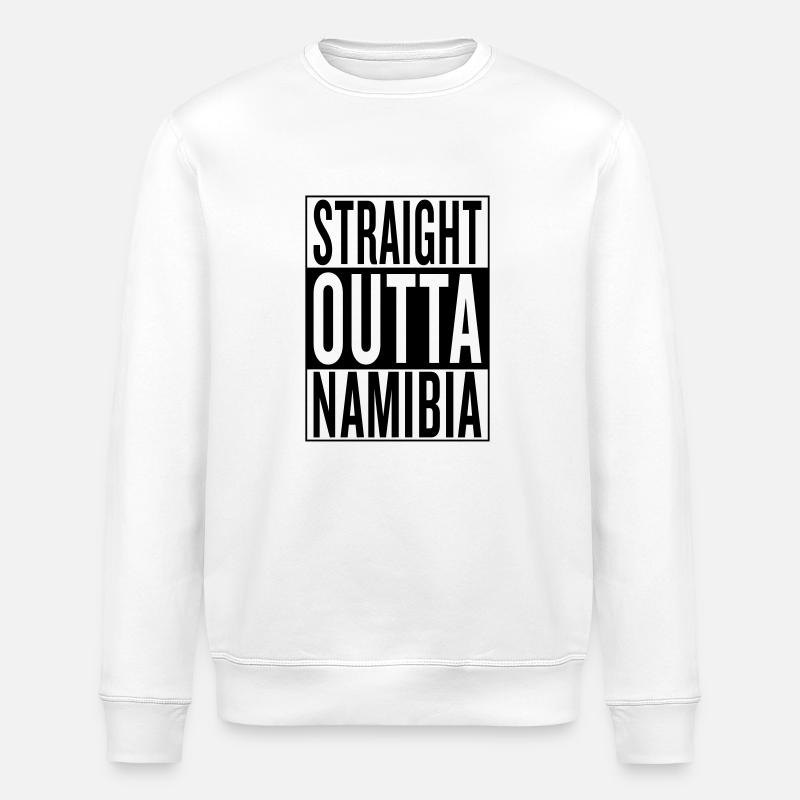 Namibia - Stanley/Stella ROLLER Unisex Organic Sweatshirt - white