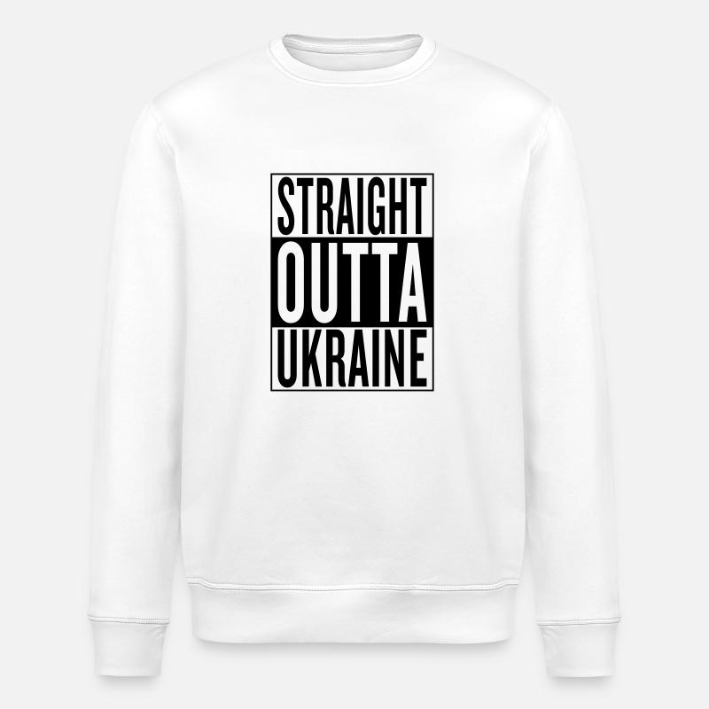 Ukraine - Stanley/Stella Unisex Bio-Sweatshirt ROLLER - Weiß