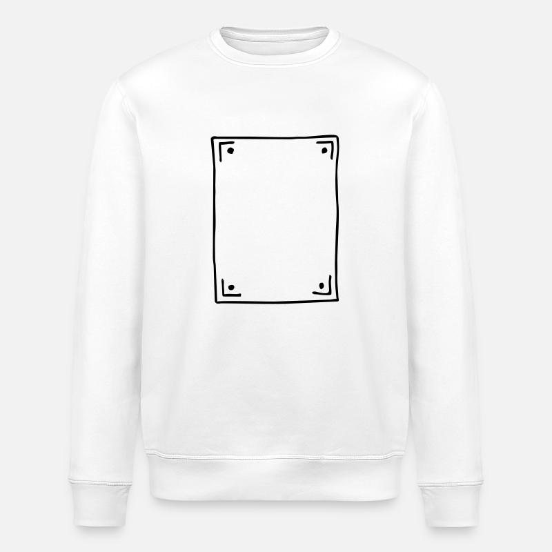 Rahmen - Stanley/Stella Unisex Bio-Sweatshirt ROLLER - Weiß