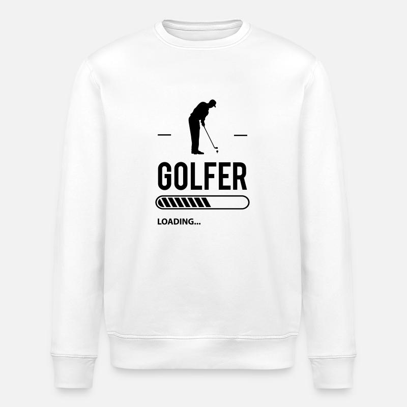 Golfer Loading - Sweat bio ROLLER Stanley/Stella Unisexe - blanc