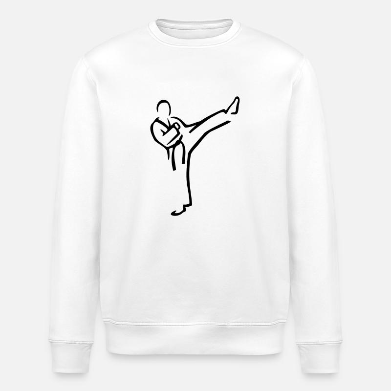 Martial Art Icône - Sweat bio ROLLER Stanley/Stella Unisexe - blanc