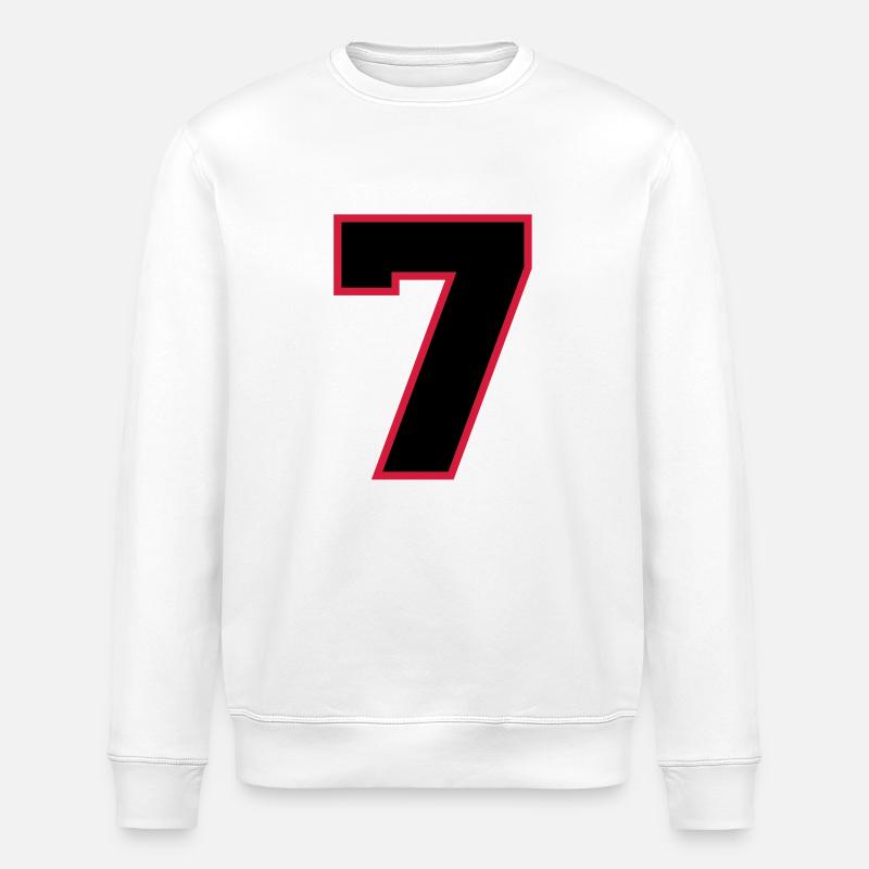 2cnumber7 - Stanley/Stella ROLLER Unisex Organic Sweatshirt - white
