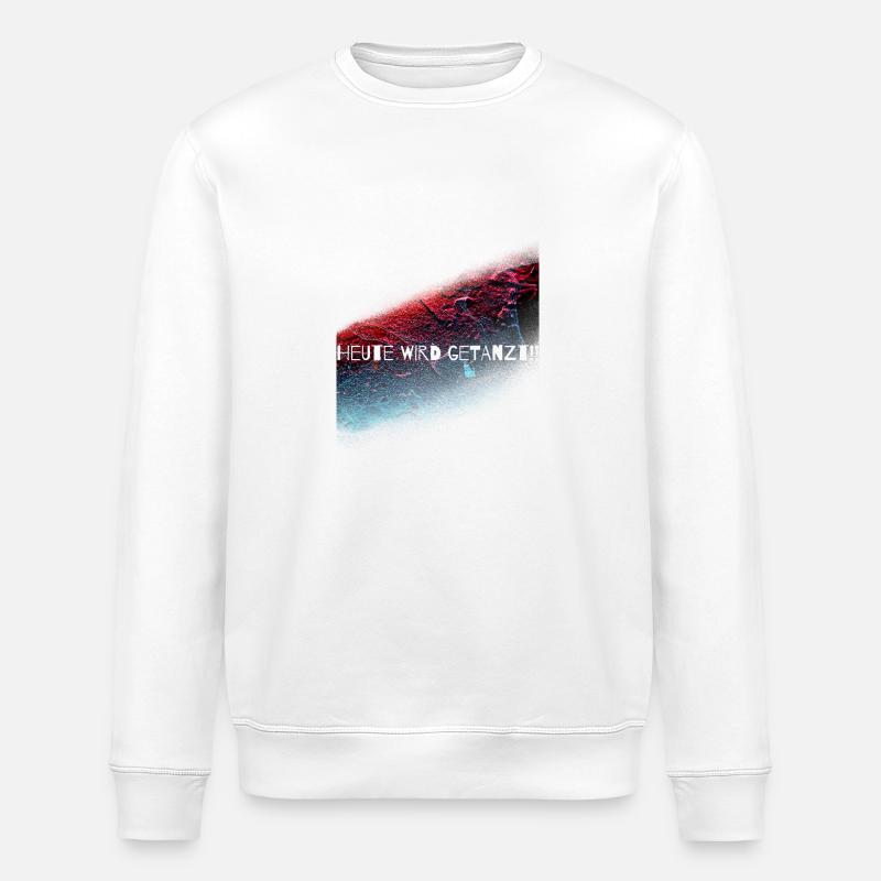 Aujourd’hui on danse,discothèque,danse,cadeau - Sweat bio ROLLER Stanley/Stella Unisexe - blanc