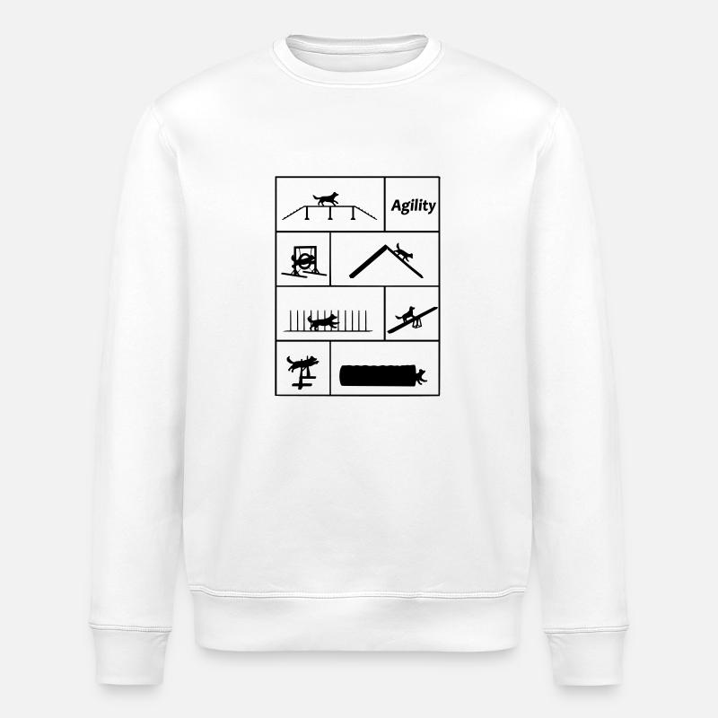 Agility - Stanley/Stella ROLLER Unisex Organic Sweatshirt - white