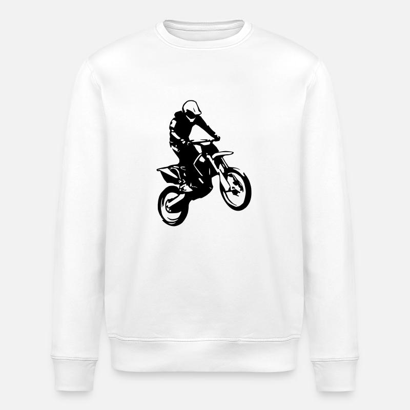 Motocross 2 - Stanley/Stella Unisex Bio-Sweatshirt ROLLER - Weiß