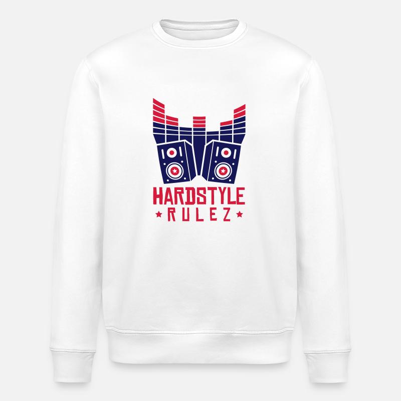 hardstyle_rulez_ge2 - Stanley/Stella Unisex Bio-Sweatshirt ROLLER - Weiß