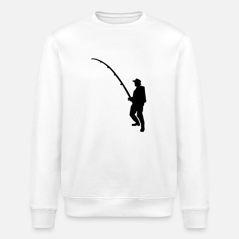 Pêche - Sweat bio ROLLER Stanley/Stella Unisexe - blanc