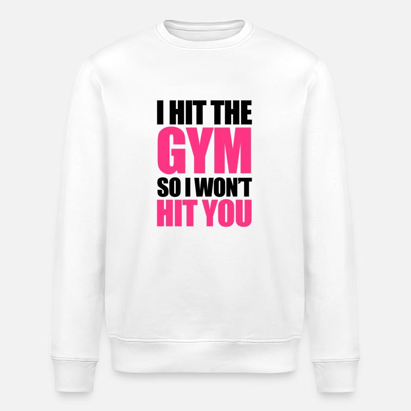 Gym - Stanley/Stella Unisex Bio-Sweatshirt ROLLER - Weiß