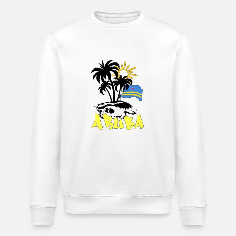 Aruba - Stanley/Stella Unisex Bio-Sweatshirt ROLLER - Weiß