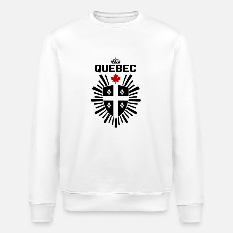 Quebec - Stanley/Stella Unisex Bio-Sweatshirt ROLLER - Weiß