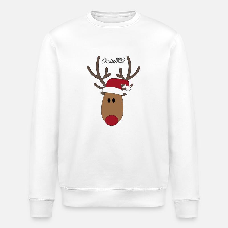 Christmas - Stanley/Stella ROLLER Unisex Organic Sweatshirt - white