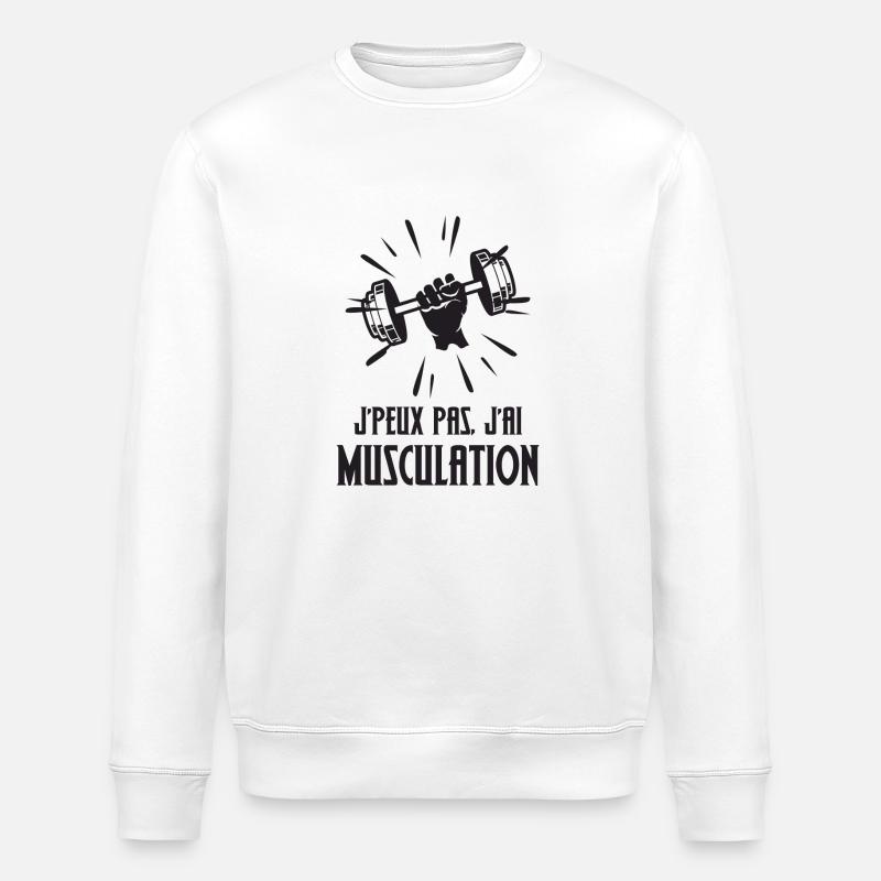 Musculation - Sweat bio ROLLER Stanley/Stella Unisexe - blanc