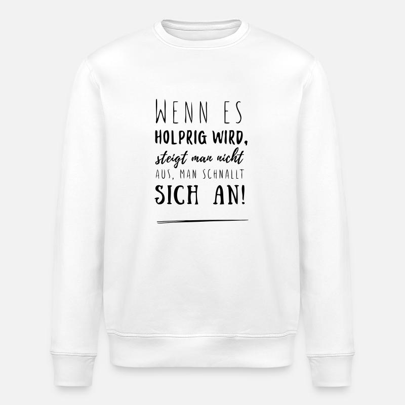 holprig - Stanley/Stella Unisex Bio-Sweatshirt ROLLER - Weiß