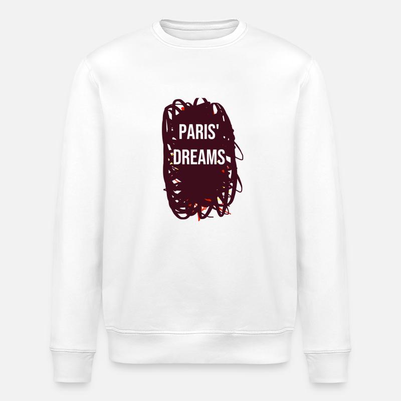 Pariser Träume - Stanley/Stella Unisex Bio-Sweatshirt ROLLER - Weiß