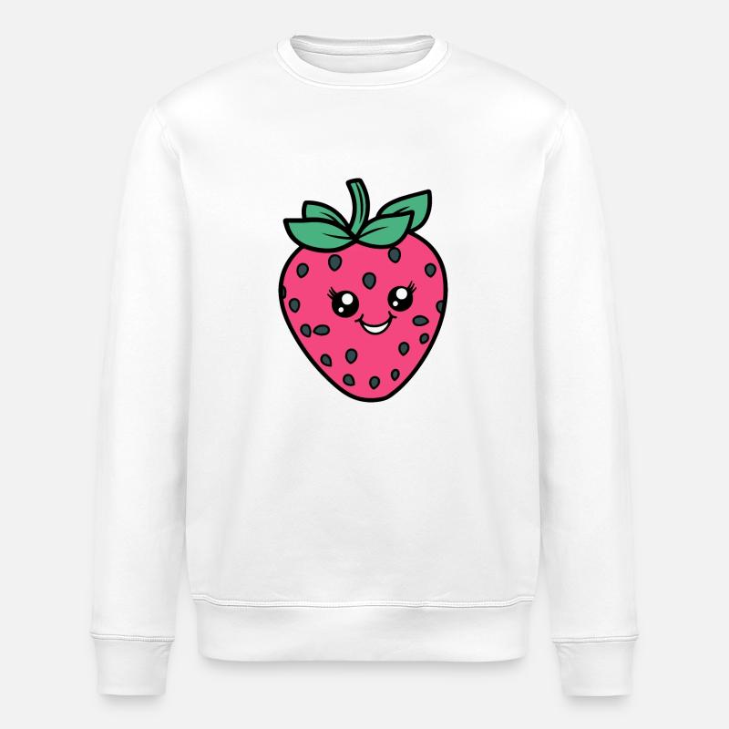 Strawberry Princess - Stanley/Stella Unisex Bio-Sweatshirt ROLLER - Weiß