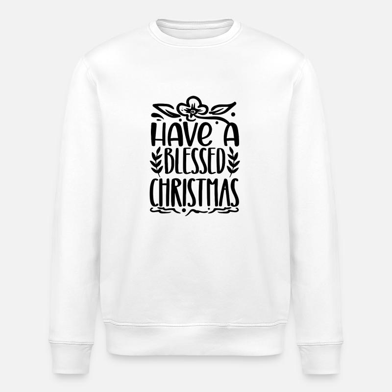 Have a Christmas - Stanley/Stella Unisex Bio-Sweatshirt ROLLER - Weiß