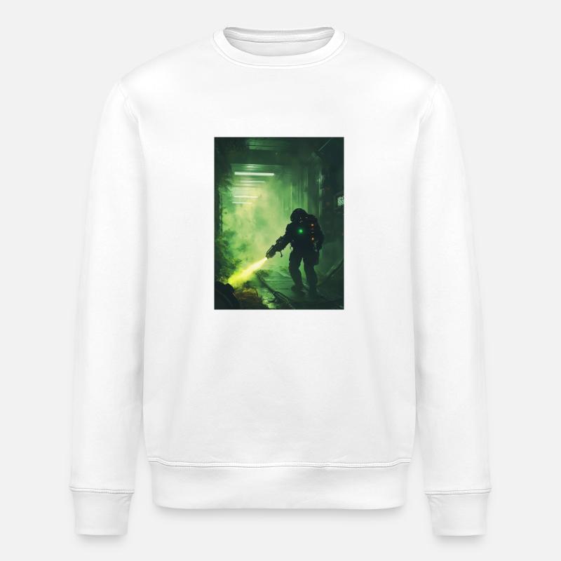 Guerrier de science-fiction2 - Sweat bio ROLLER Stanley/Stella Unisexe - blanc