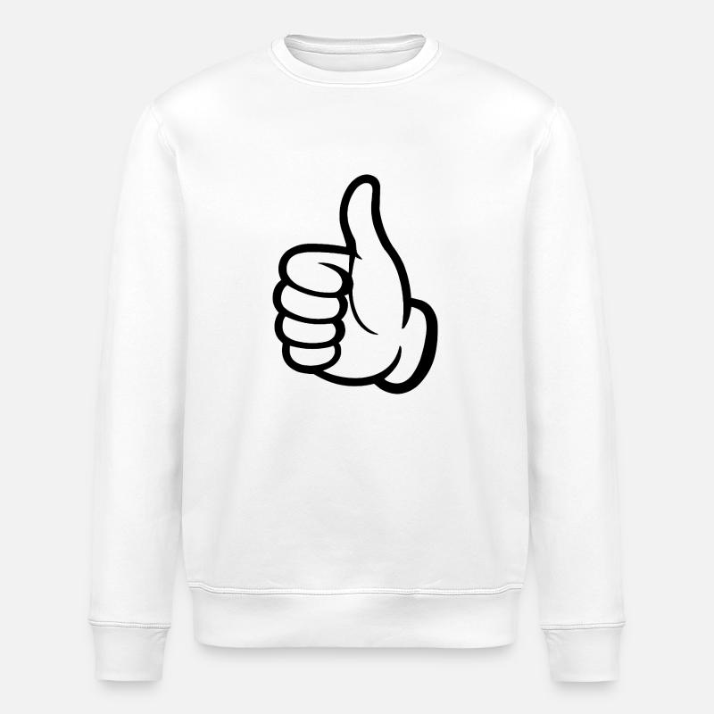 comme main - Sweat bio ROLLER Stanley/Stella Unisexe - blanc