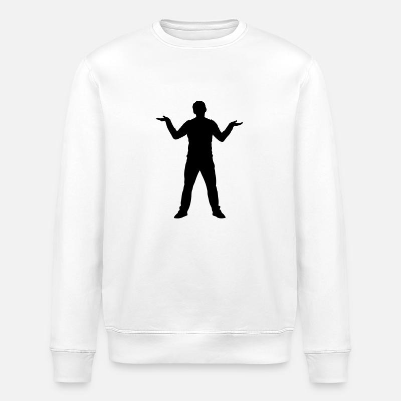 Homme - Perplexité - Sweat bio ROLLER Stanley/Stella Unisexe - blanc