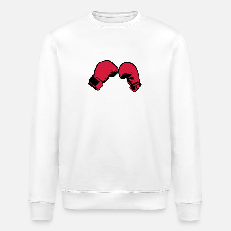 gant boxe boxeur 2503 - Sweat bio ROLLER Stanley/Stella Unisexe - blanc