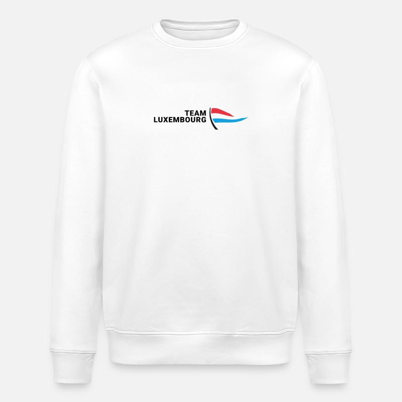 Team Luxembourg - Stanley/Stella ROLLER Unisex Organic Sweatshirt - white