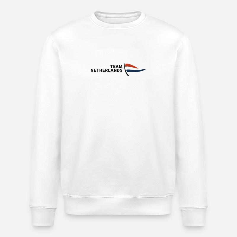 Team Nederlands - Stanley/Stella Unisex Bio-Sweatshirt ROLLER - Weiß