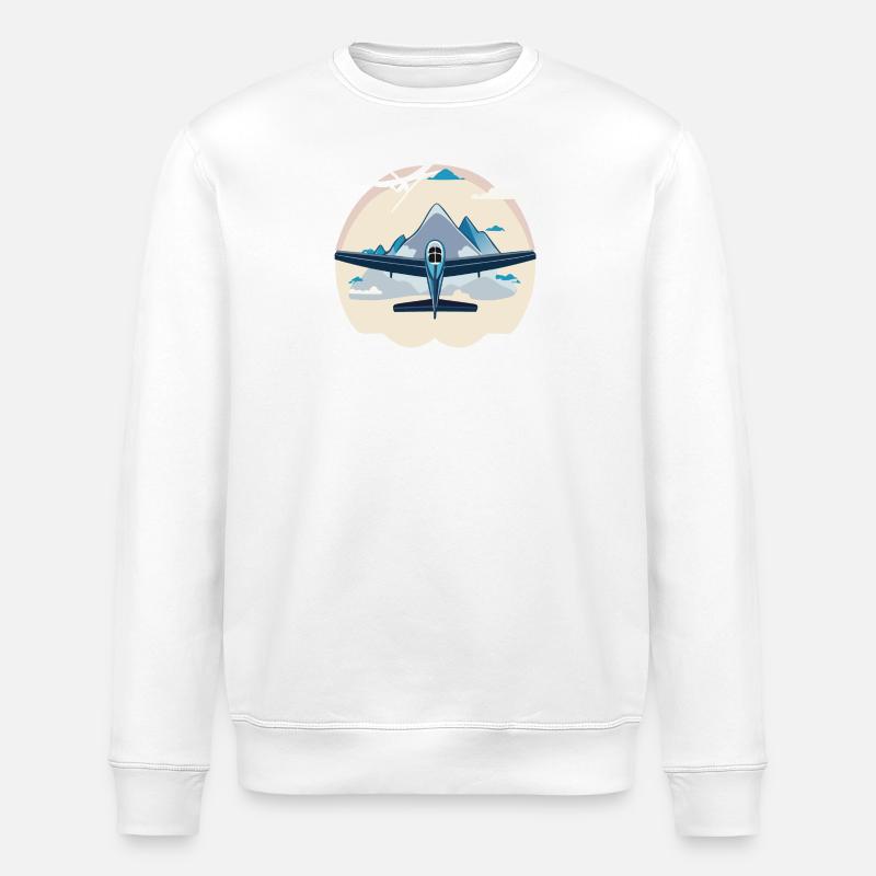 BluegliderMountain - Stanley/Stella Unisex Bio-Sweatshirt ROLLER - Weiß