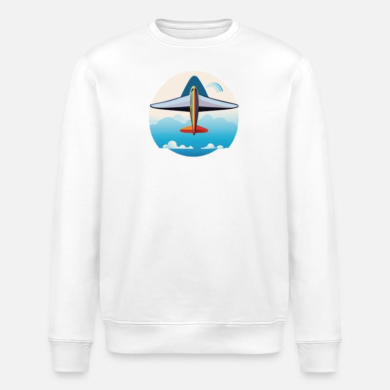 BlueBignose - Stanley/Stella Unisex Bio-Sweatshirt ROLLER - Weiß