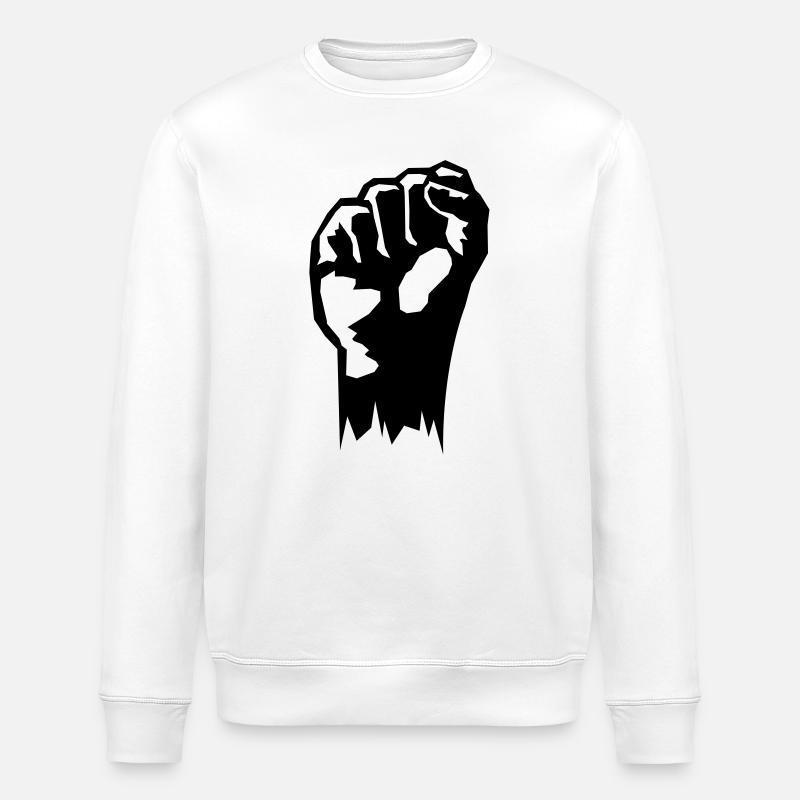 fight - Stanley/Stella Unisex Bio-Sweatshirt ROLLER - Weiß