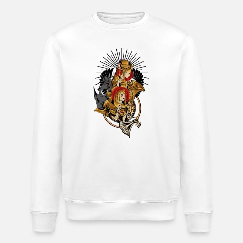 Signes et symboles égyptiens - Sweat bio ROLLER Stanley/Stella Unisexe - blanc
