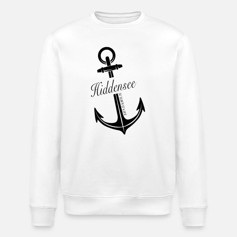 Hiddensee - Stanley/Stella Unisex Bio-Sweatshirt ROLLER - Weiß