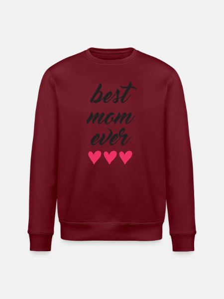 Beste Mutter aller Zeiten - Stanley/Stella Unisex Bio-Sweatshirt ROLLER - Weiß