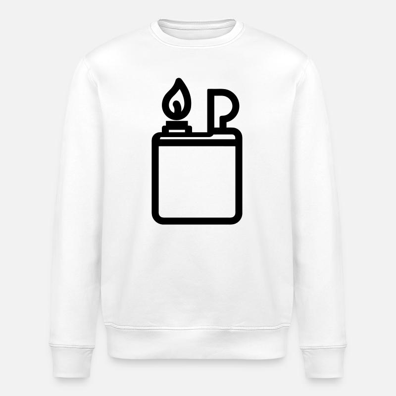lighter - Stanley/Stella ROLLER Unisex Organic Sweatshirt - white
