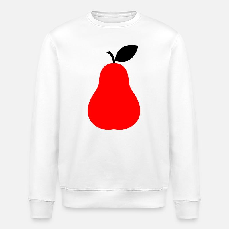 Pear Fruit Fruit - Stanley/Stella ROLLER Unisex Organic Sweatshirt - white