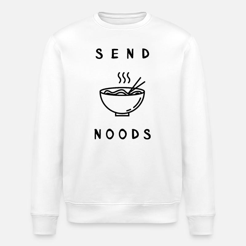 Send - Noods - Stanley/Stella Unisex Bio-Sweatshirt ROLLER - Weiß