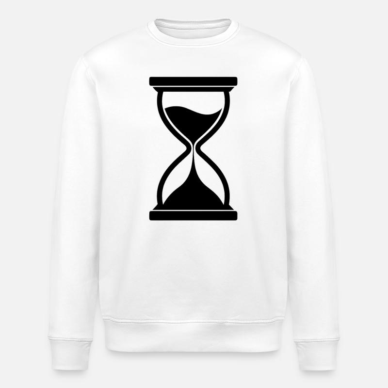 Sablier - Sweat bio ROLLER Stanley/Stella Unisexe - blanc