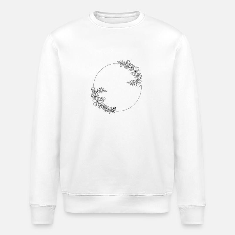 Cadre Evandro - Sweat bio ROLLER Stanley/Stella Unisexe - blanc