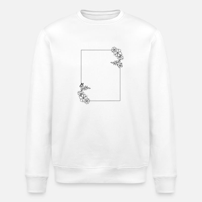 Rahmen - Stanley/Stella Unisex Bio-Sweatshirt ROLLER - Weiß