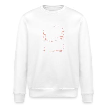 Tante-Neffe Stolz Spruch Liebe Familie Glück - Stanley/Stella Unisex Bio-Sweatshirt ROLLER - Weiß - Vorne - Nik (191cm)